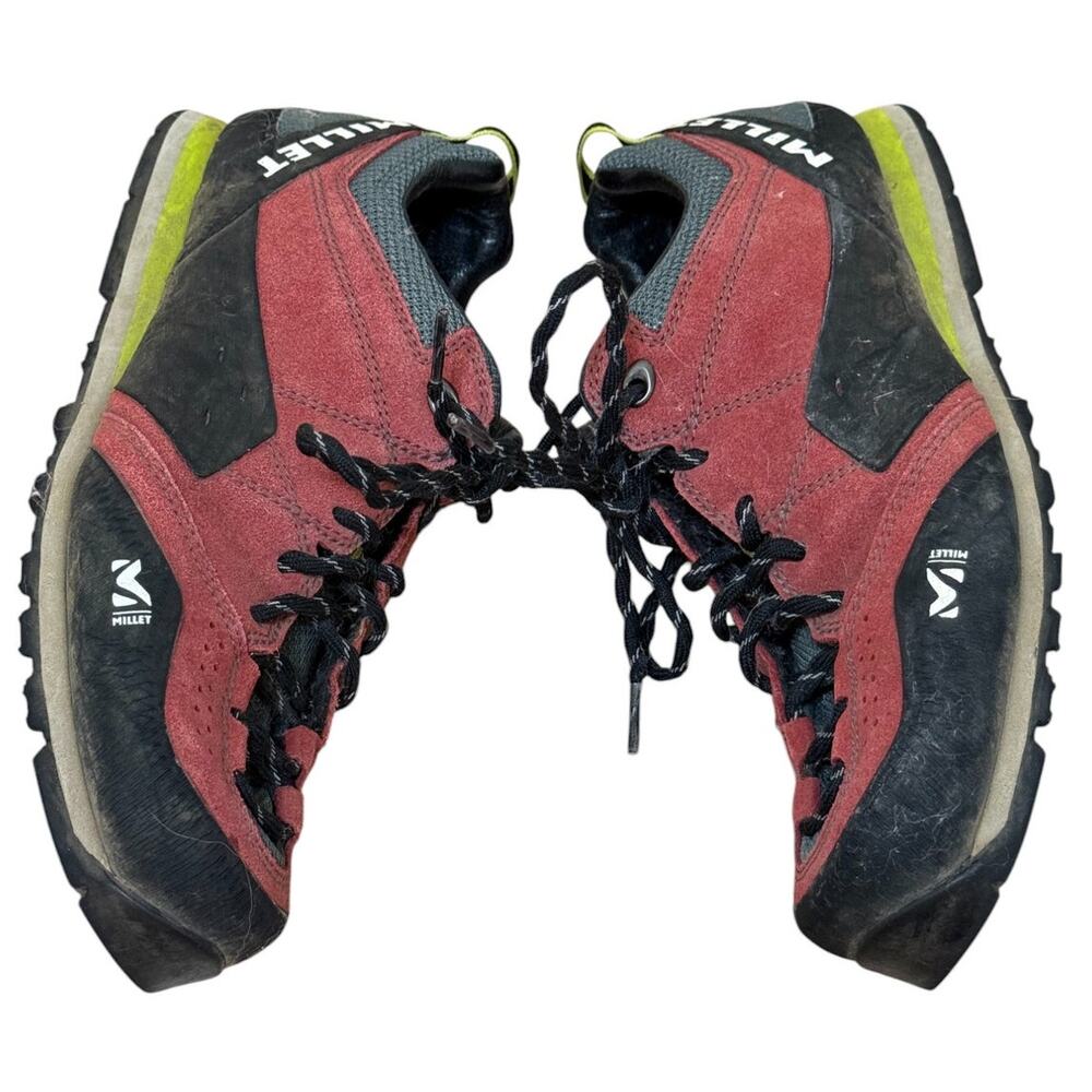 Millet Shoes Women 10 Red Rockway‎ Suede Hiking Gorpcore Trail Outdoor MIG1322 - Picture 4 of 9